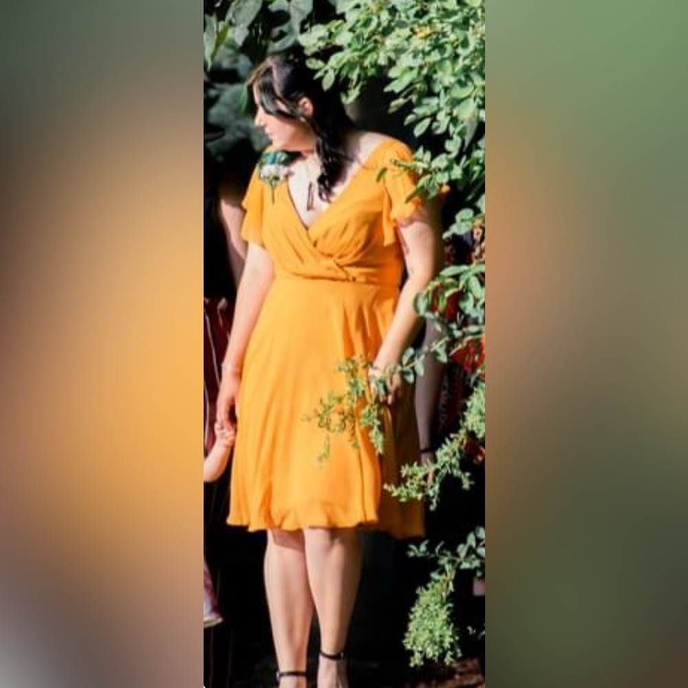 Elegant Mustard Yellow Dress
